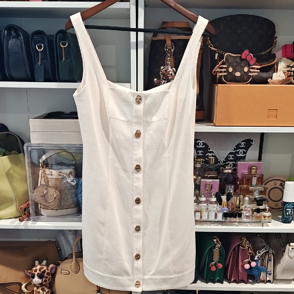 Gianni Bini Cream Mini Dress